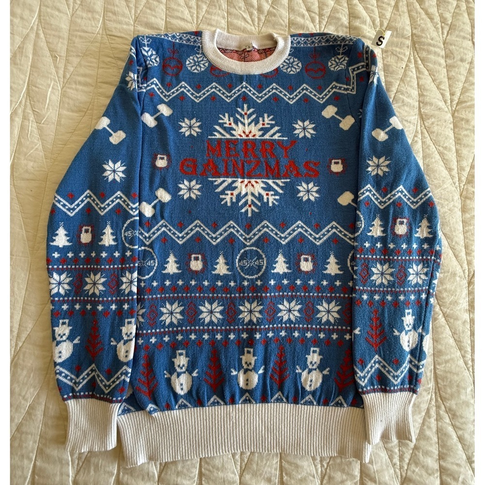 "Merry Gainzmas" Ugly Christmas‎ Sweater"